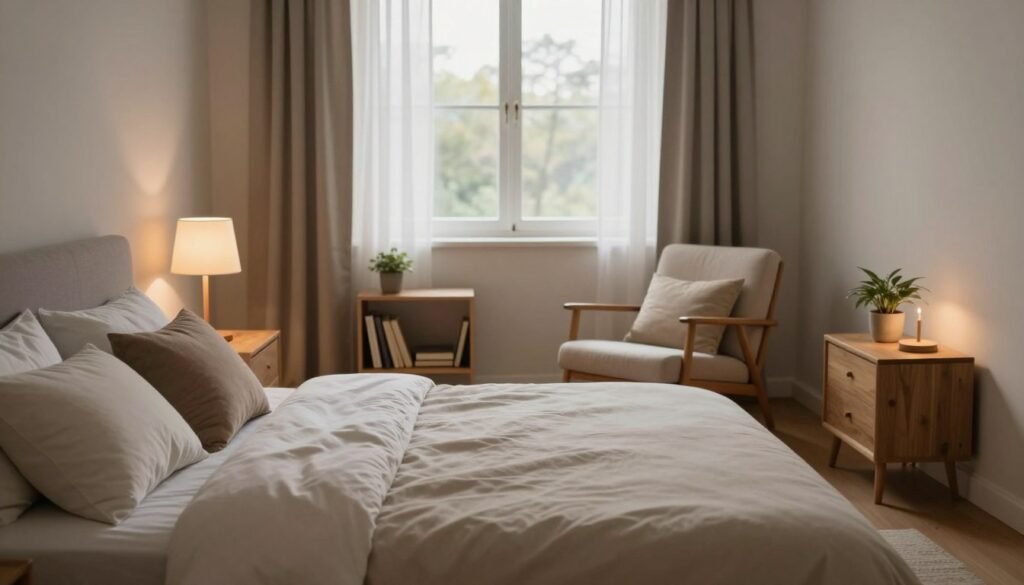 cómo hacer tu dormitorio más tranquilo y acogedor